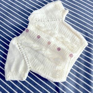 New hand Knitted Baby Sweater Size 12-18Months